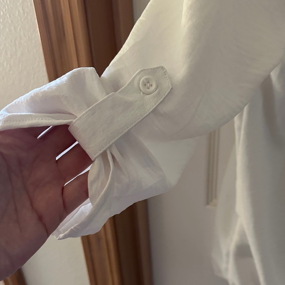 Gibson White Button-Up Blouse - Picture 6 of 7